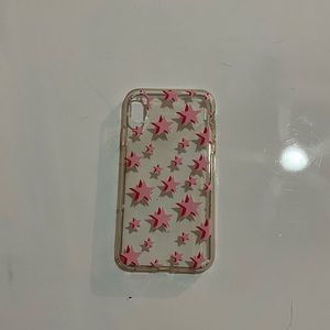 Pink star phone case